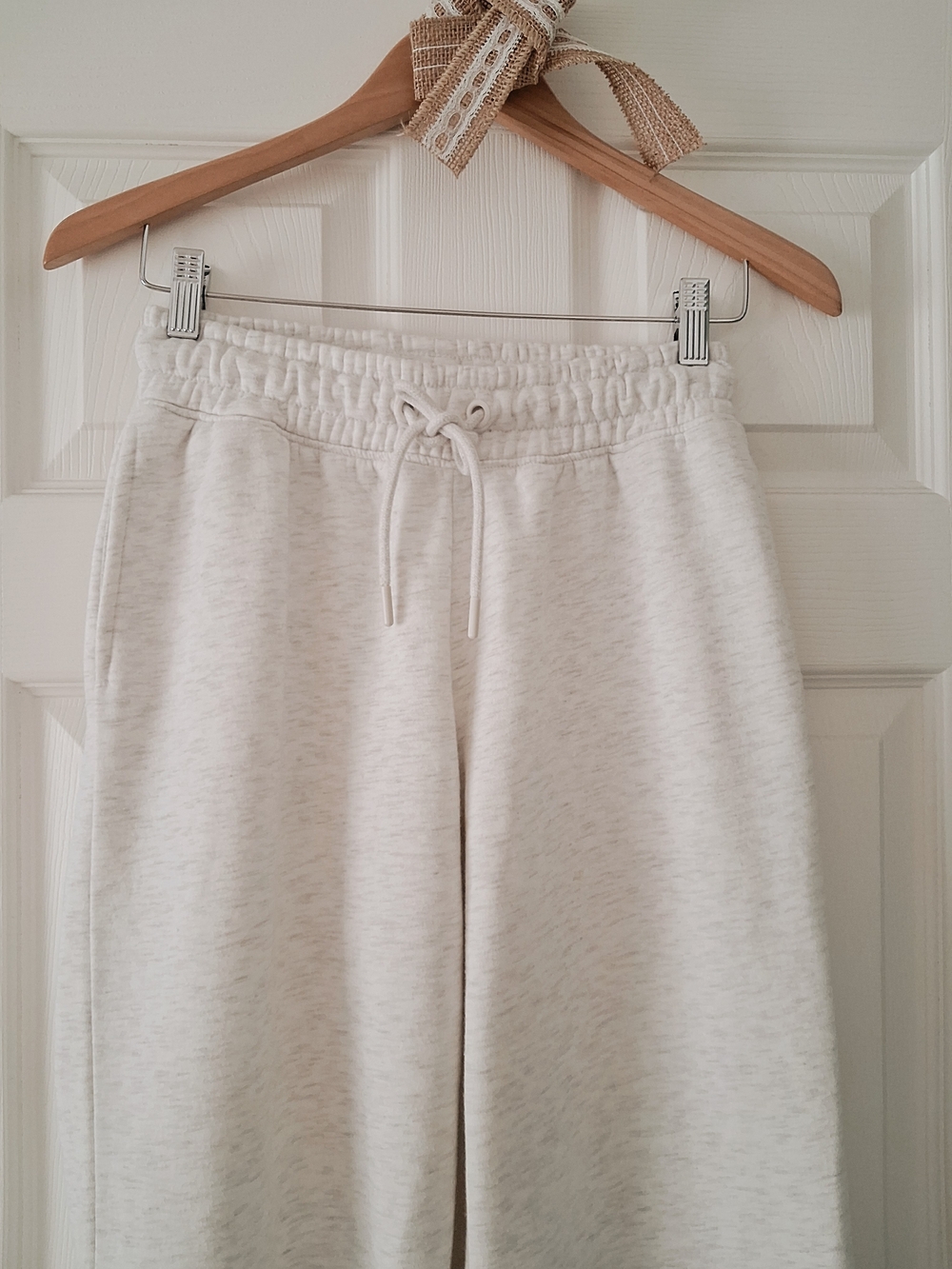 Falls Creek Cozy Mornings In Soft Granola Gray Relaxed Straight Leg Sweatpants